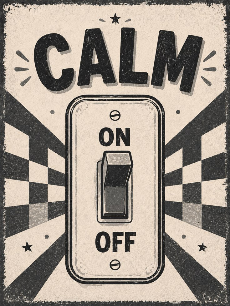 Motivational Switch Wall Art - artwork on paper