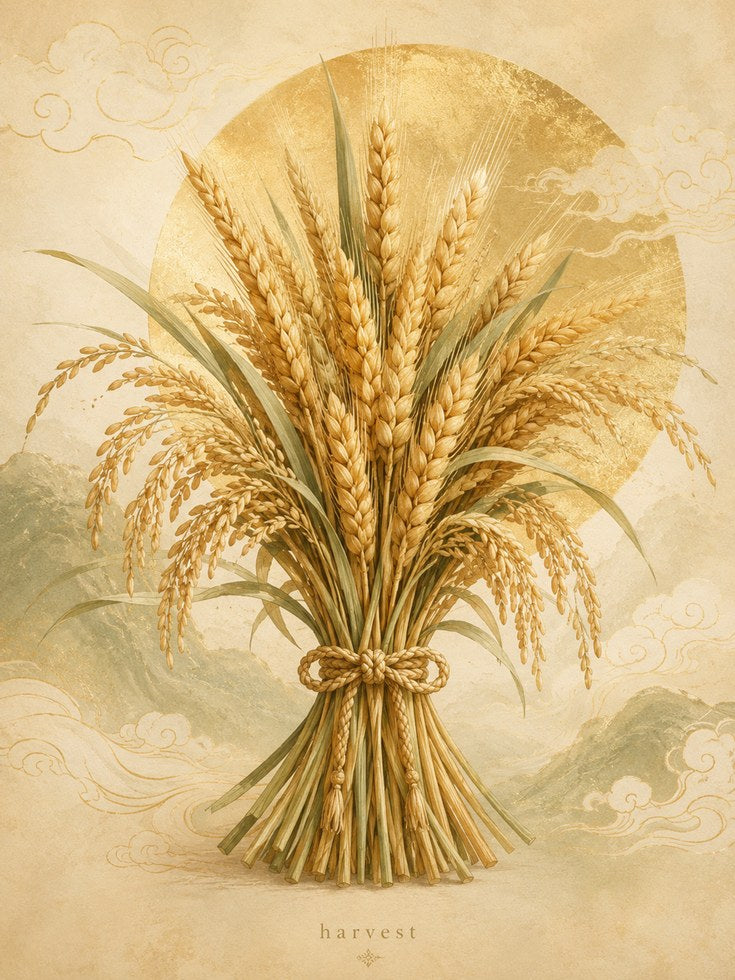 Wheat Wall Art – Harvest Print - artwork on paper