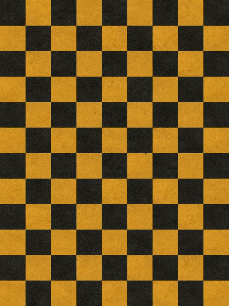 Retro Checkerboard Wall Art - artwork on paper