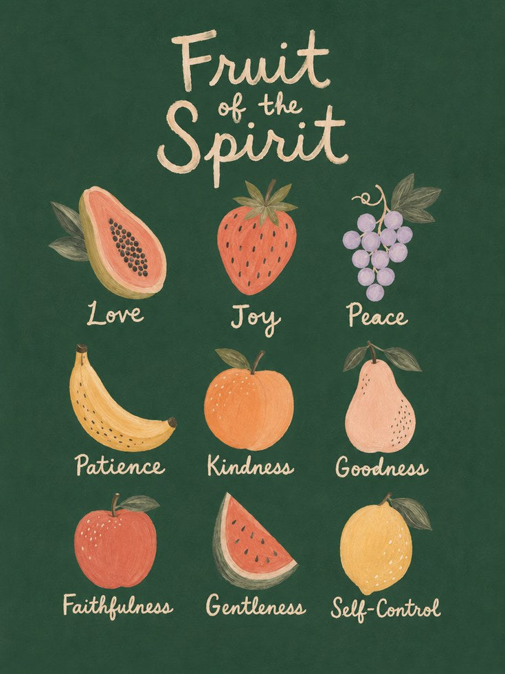 Fruit of the Spirit Print - artwork on paper