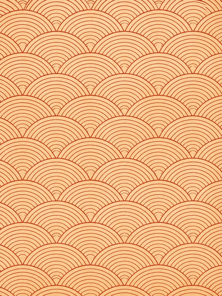 Seigaiha Wall Art Print: Japanese Wave Pattern - artwork on paper