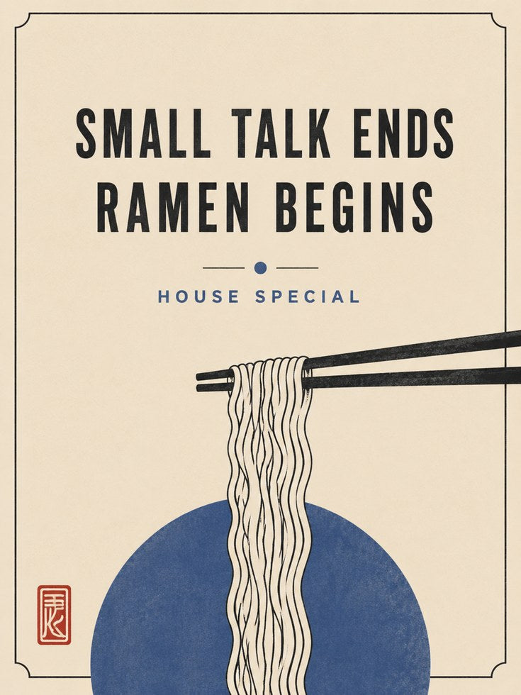 Ramen Wall Art – Funny Kitchen Print - artwork on paper