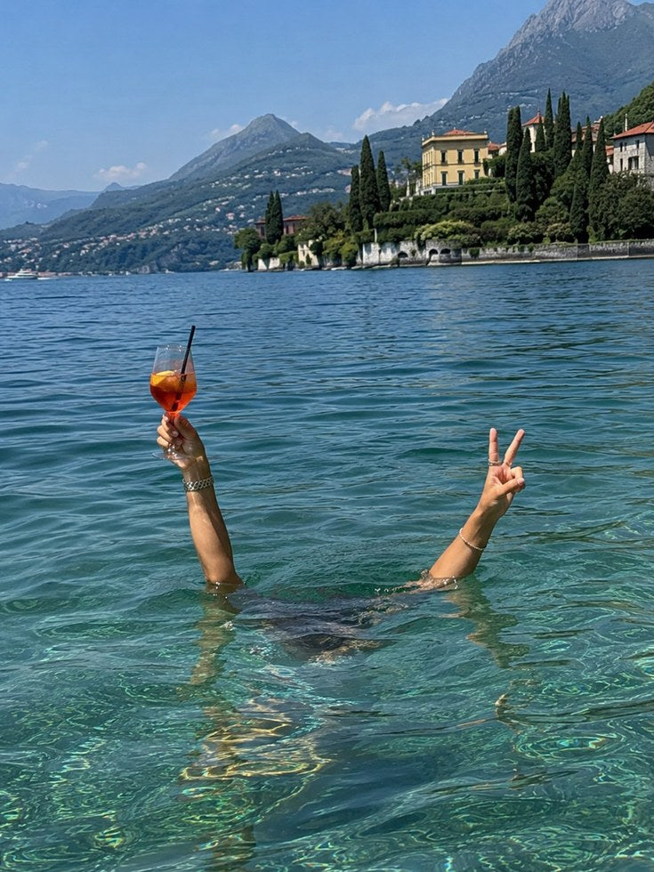 Italian Lake Summer Print – Vacation Wall Art - artwork on paper