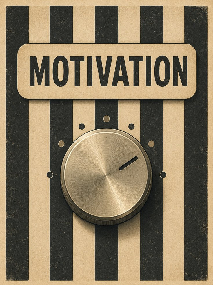 Motivational Wall Art – Vintage Typography Print - artwork on paper