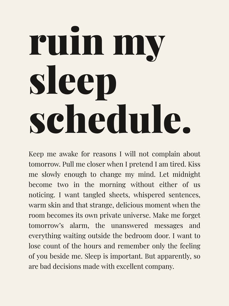 Bedroom Wall Art – Sleep Quote Print - artwork on paper