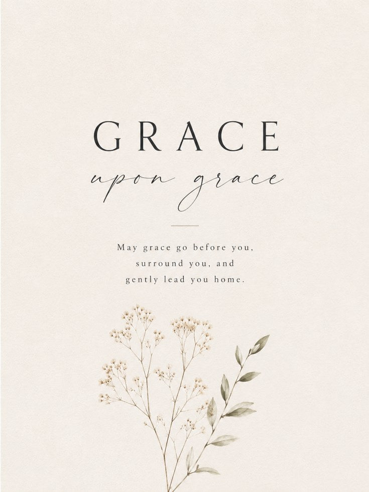 Grace Wall Art Print – Inspirational Quote - artwork on paper