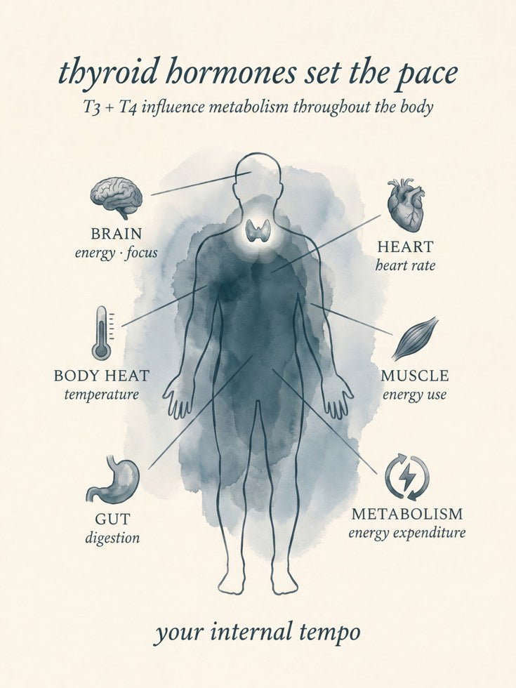 Thyroid Anatomy Poster - artwork on paper
