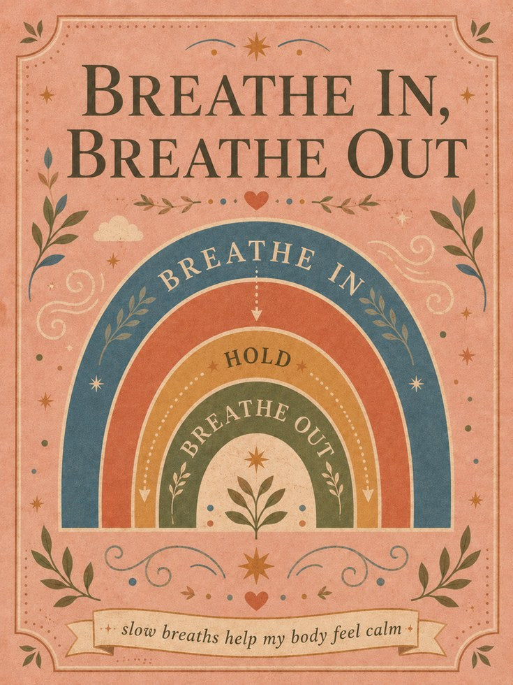 Breathe In Breathe Out Poster - artwork on paper
