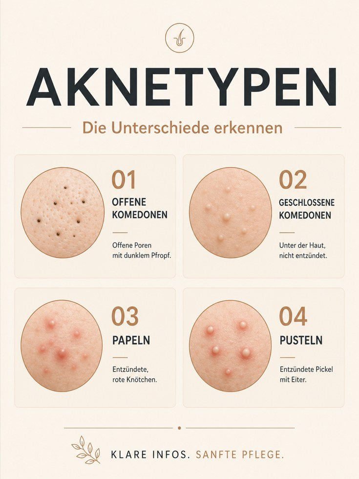 Acne Types Poster – Dermatology Wall Art - artwork on paper