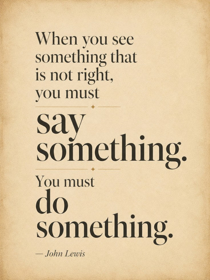 Motivational Quote Print – Say Something Wall Art - artwork on paper