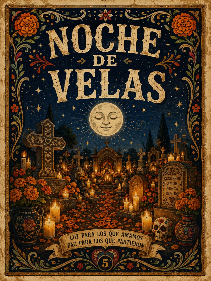 Day of the Dead Wall Art: Mexican Folk Design - artwork on paper