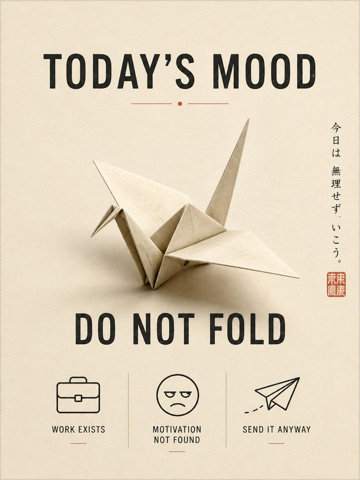 Office Humor Wall Art – Funny Motivational Print - artwork on paper