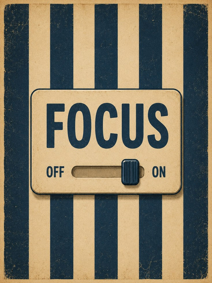 Focus Wall Art – Motivational Office Print - artwork on paper