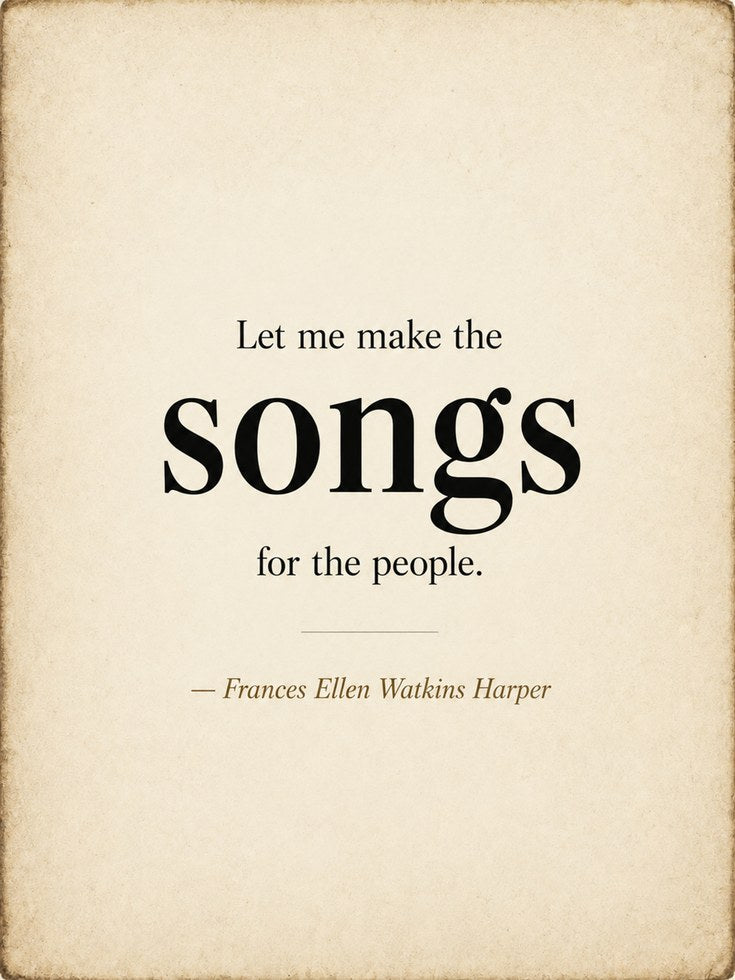 Literary Quote Print - artwork on paper