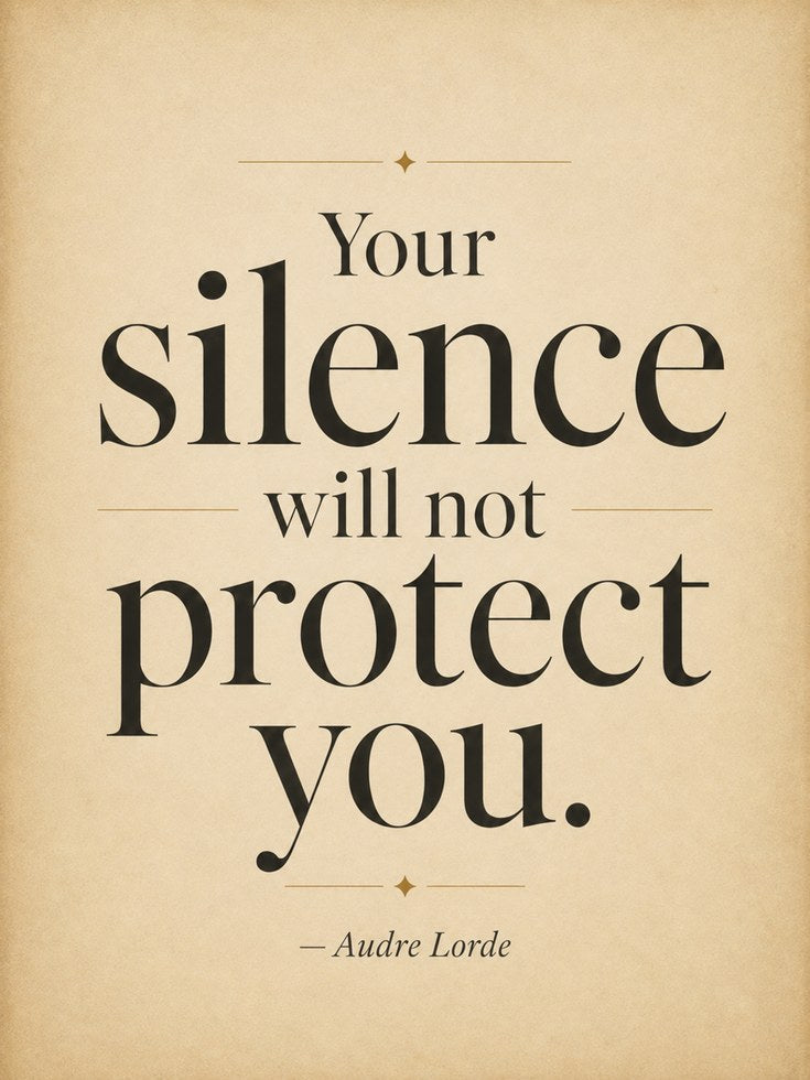 Empowerment Quote Print – Audre Lorde Wall Art - artwork on paper