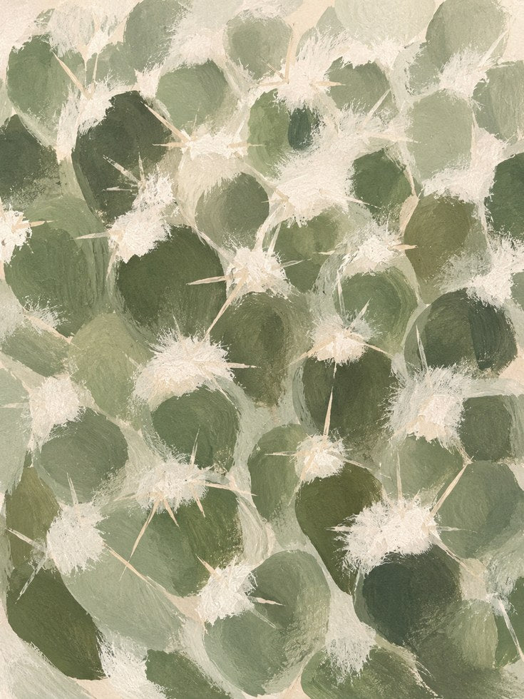 Eucalyptus Leaves Art Print: Abstract Green Botanical Wall Art - artwork on paper