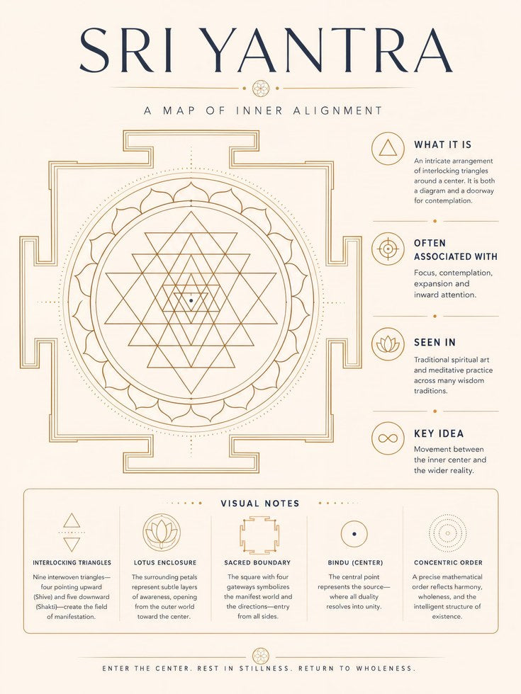 Sri Yantra Mandala Print - artwork on paper