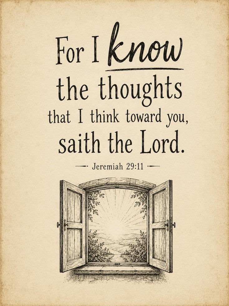 Inspirational Bible Verse Print - artwork on paper