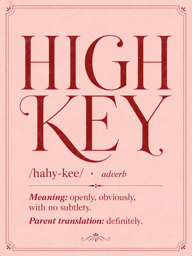 Typography Wall Art – Funny Definition Print - artwork on paper