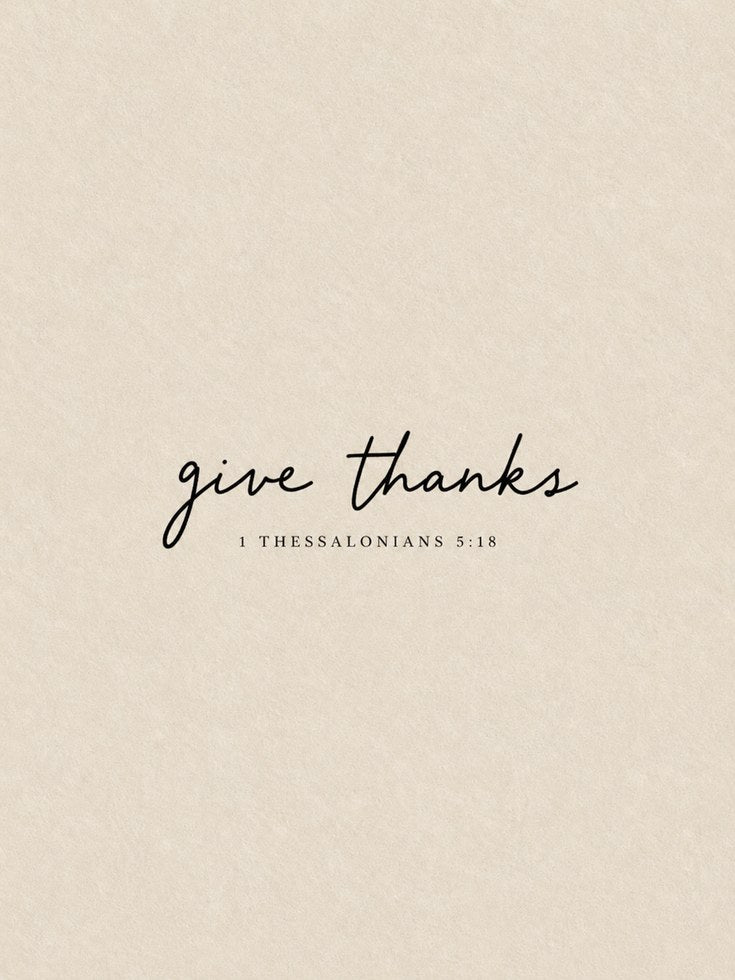 Scripture Wall Art: Give Thanks Verse - artwork on paper