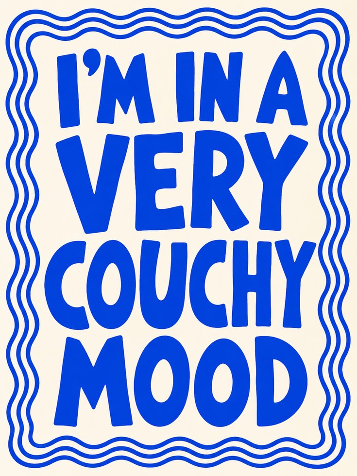 Funny Quote Wall Art – Typography Print - artwork on paper