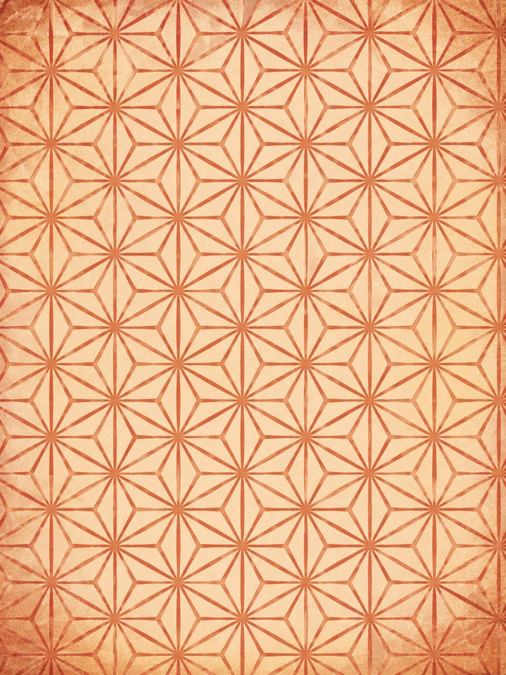 Japanese Geometric Print - artwork on paper