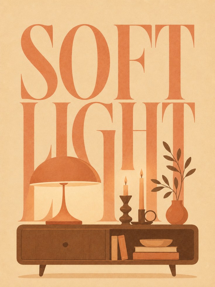 Retro Mid-Century Wall Art - artwork on paper