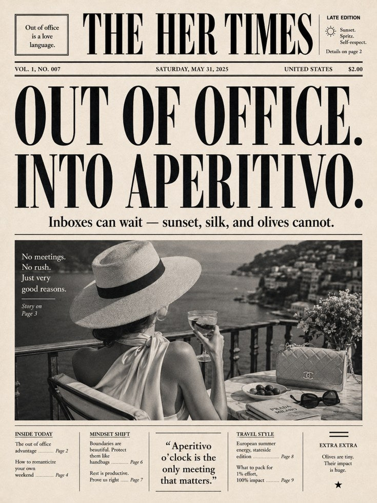 Wall Art Print: Italian Aperitivo Theme - artwork on paper
