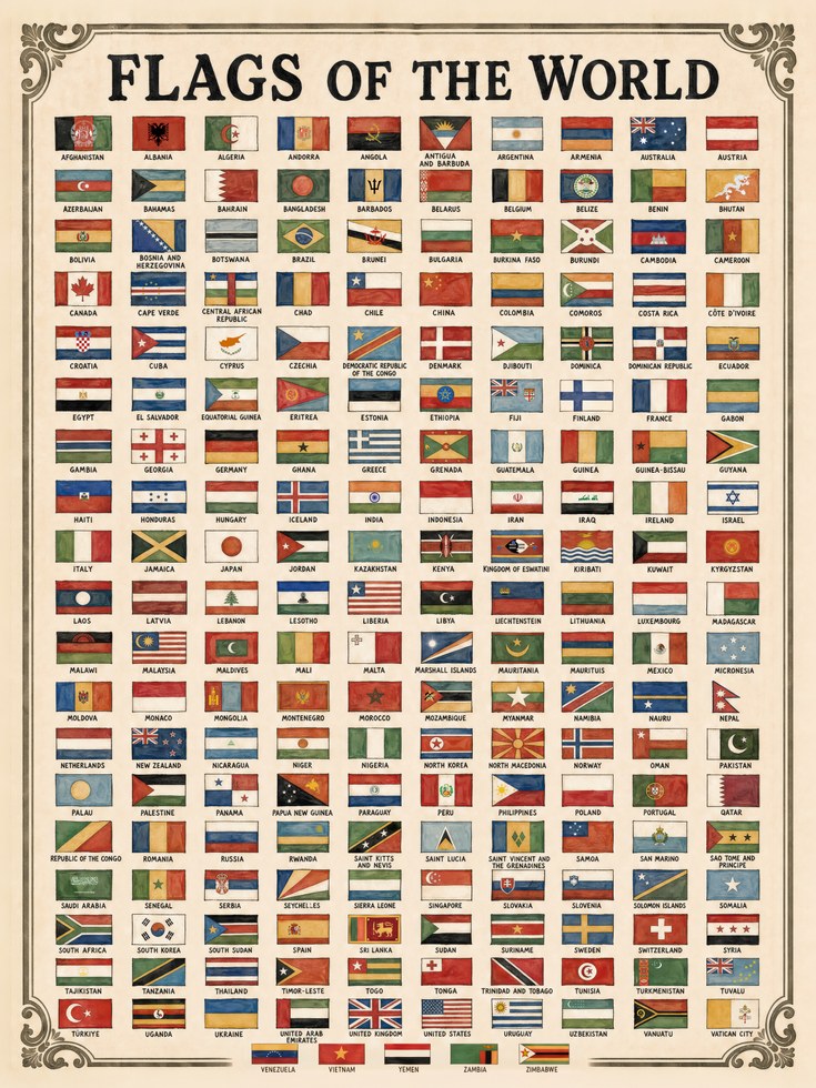 Classroom Poster - artwork on paper