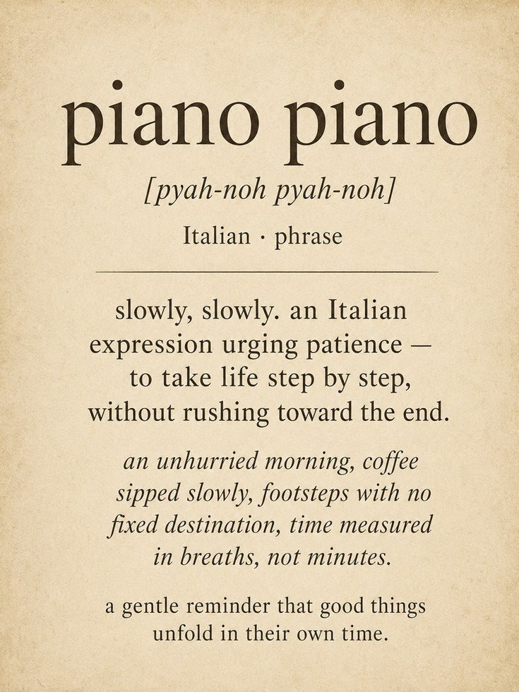 Piano Piano Definition Print - artwork on paper