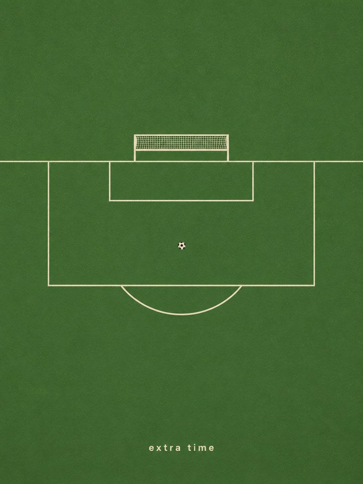 Soccer Field Wall Art - artwork on paper