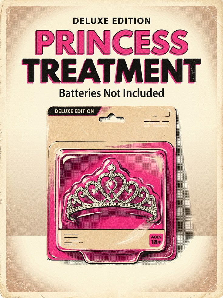 Princess Treatment Poster: Retro Toy Package Pop Art - artwork on paper