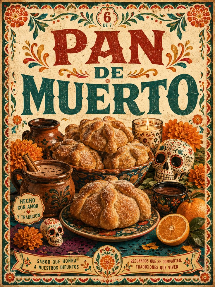 Pan de Muerto Print - artwork on paper