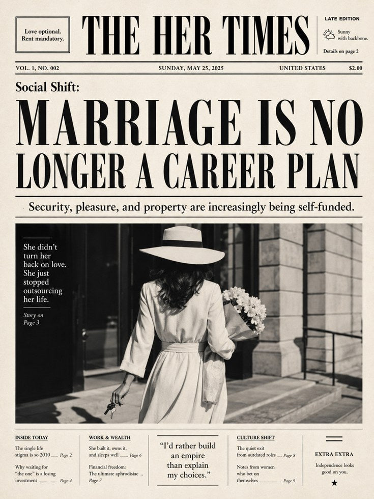 Feminist Newspaper Print - artwork on paper