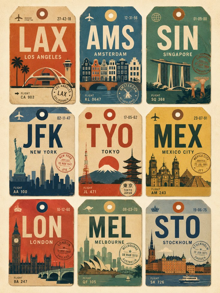 Travel Poster Wall Art - artwork on paper