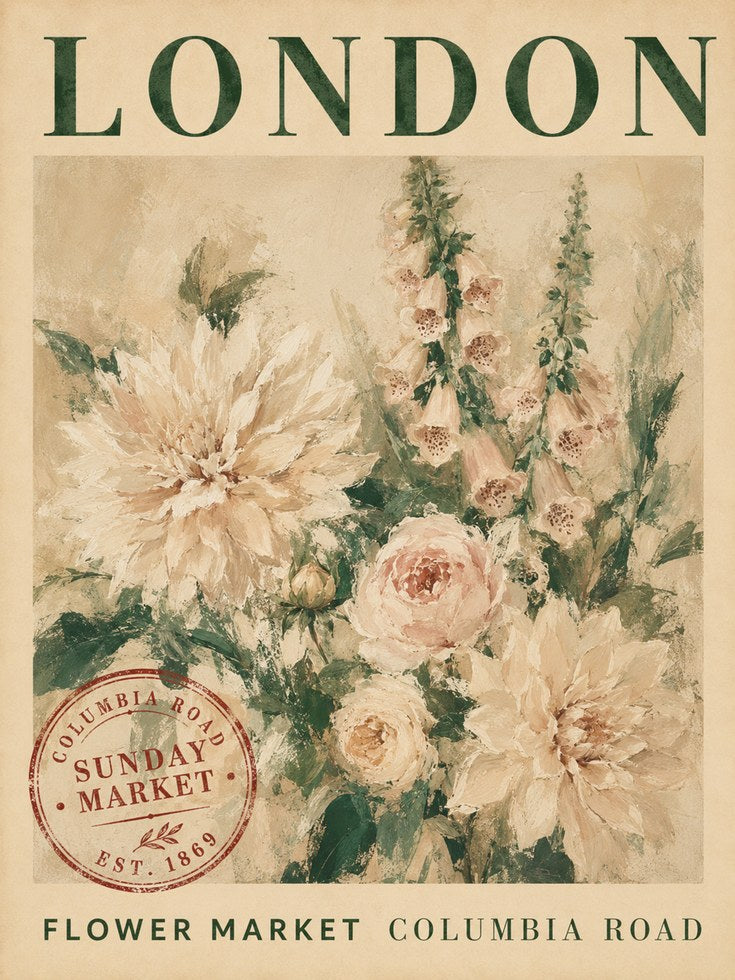 London Travel Poster - artwork on paper