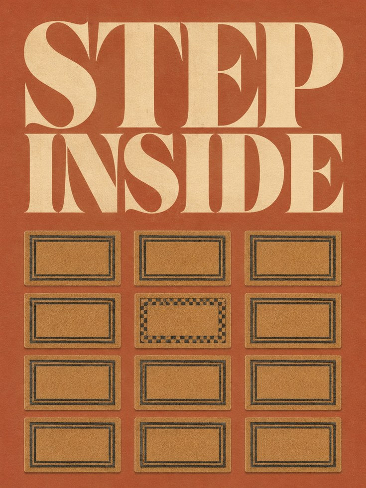 Retro 70s Typography Print - artwork on paper
