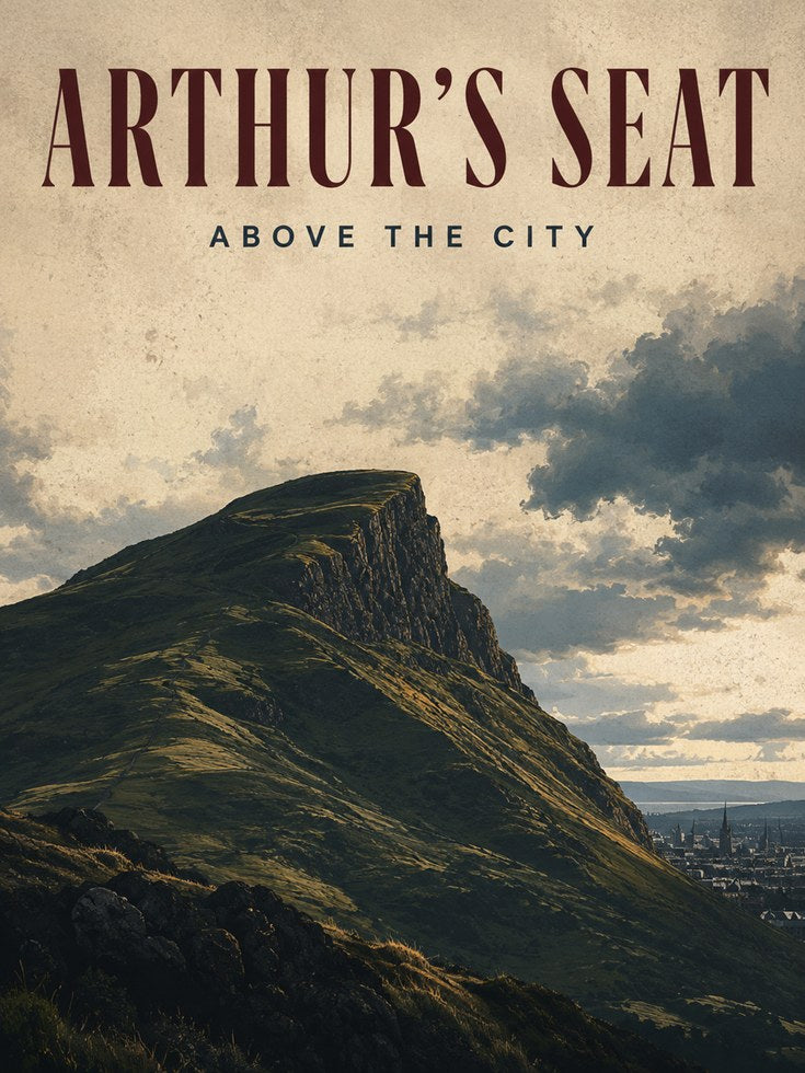 Edinburgh Wall Art – Scottish Highlands Print - artwork on paper
