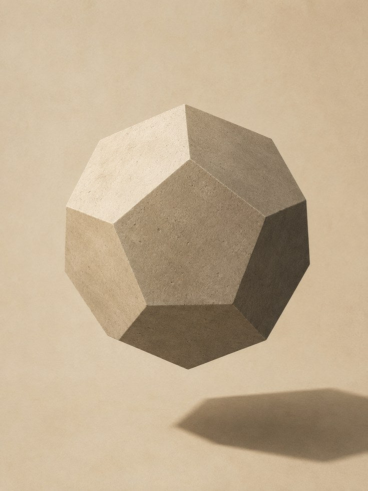 Geometric Wall Art – Abstract Shape Print - artwork on paper