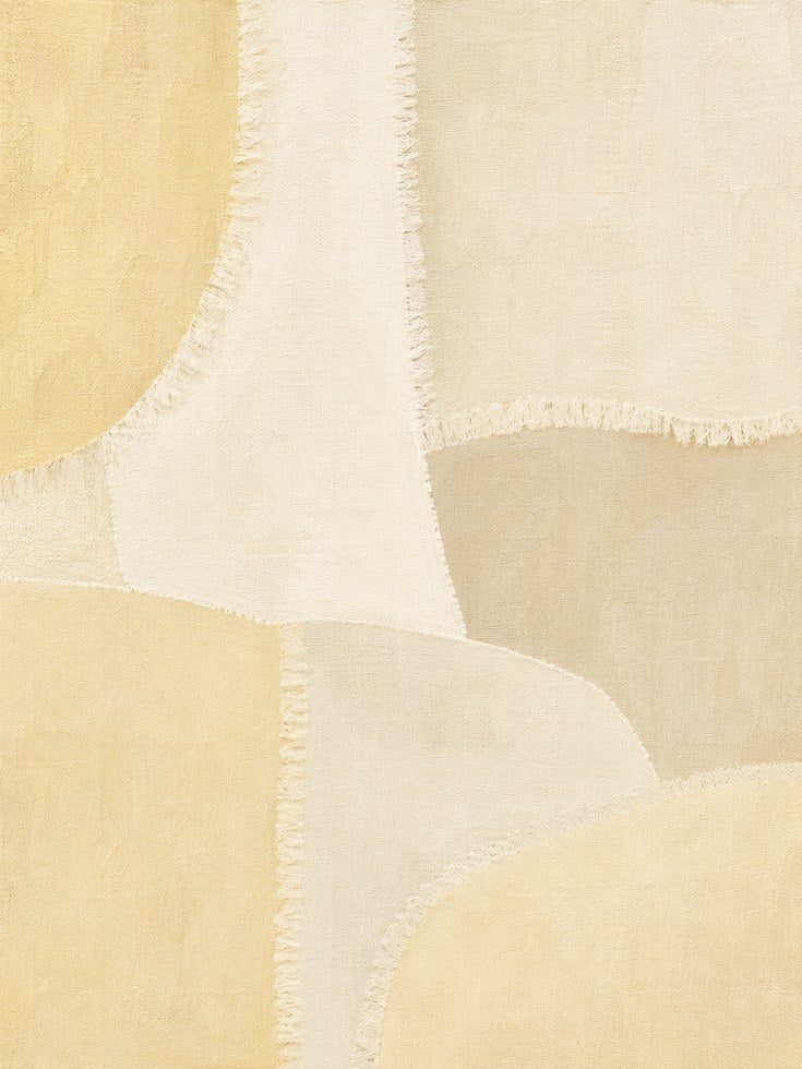 Neutral Abstract Wall Art – Minimalist Print - artwork on paper