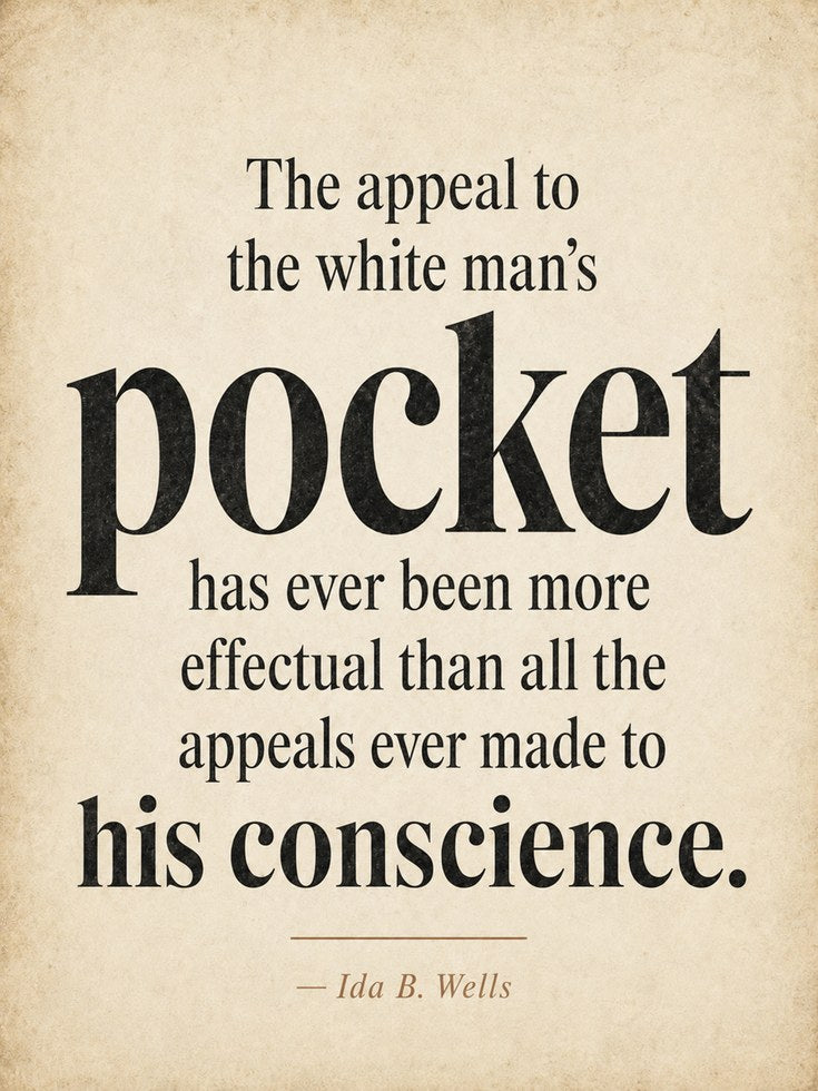 Ida B Wells Quote Print – Civil Rights Wall Art - artwork on paper