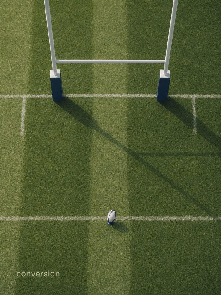 Rugby Wall Art – Sports Field Print - artwork on paper