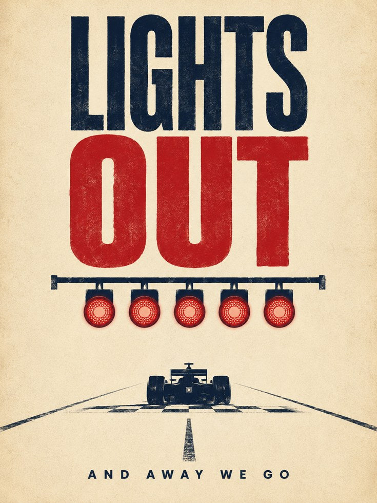 Racing Wall Art – Motorsport Print - artwork on paper