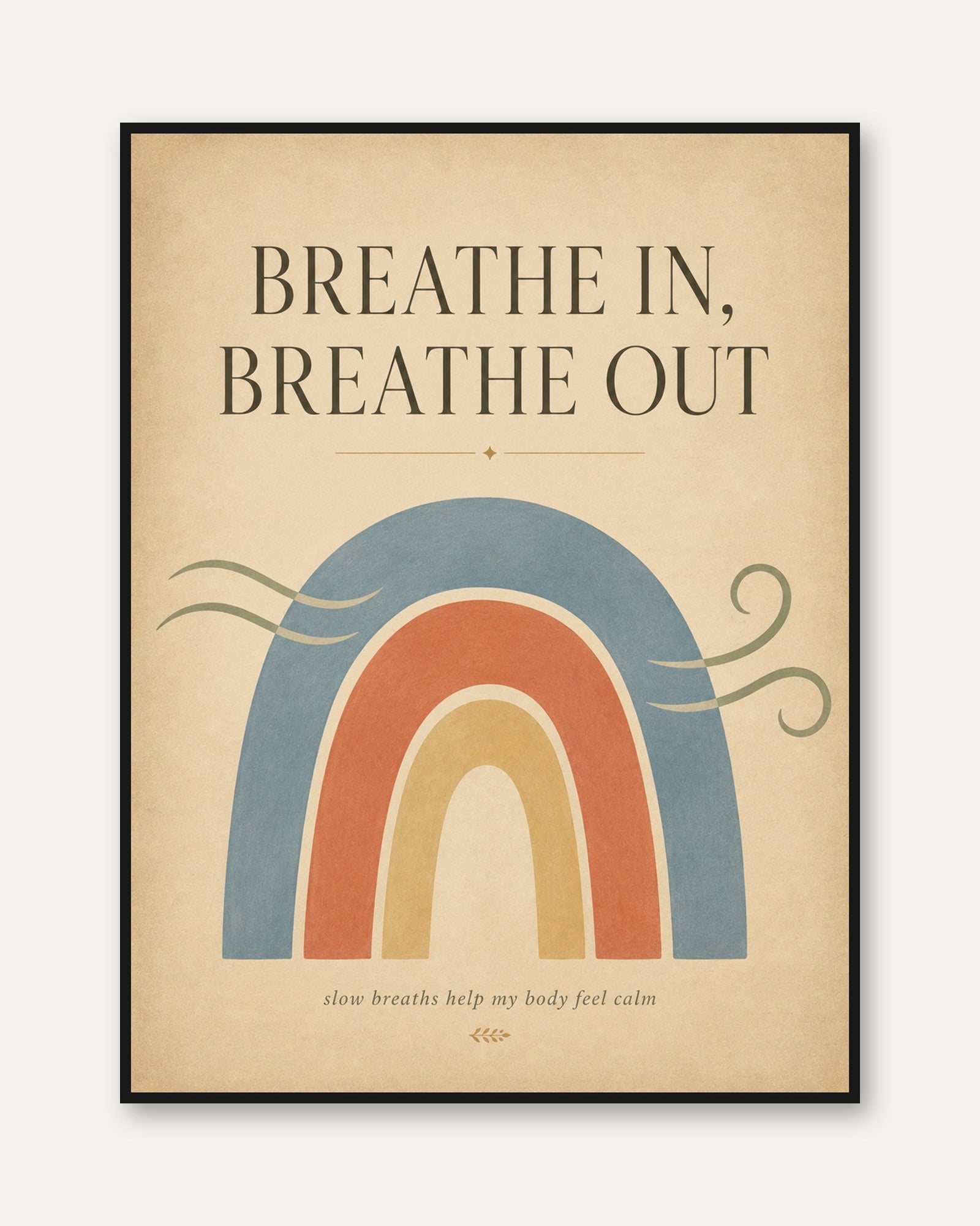 Mindfulness Wall Art - framed