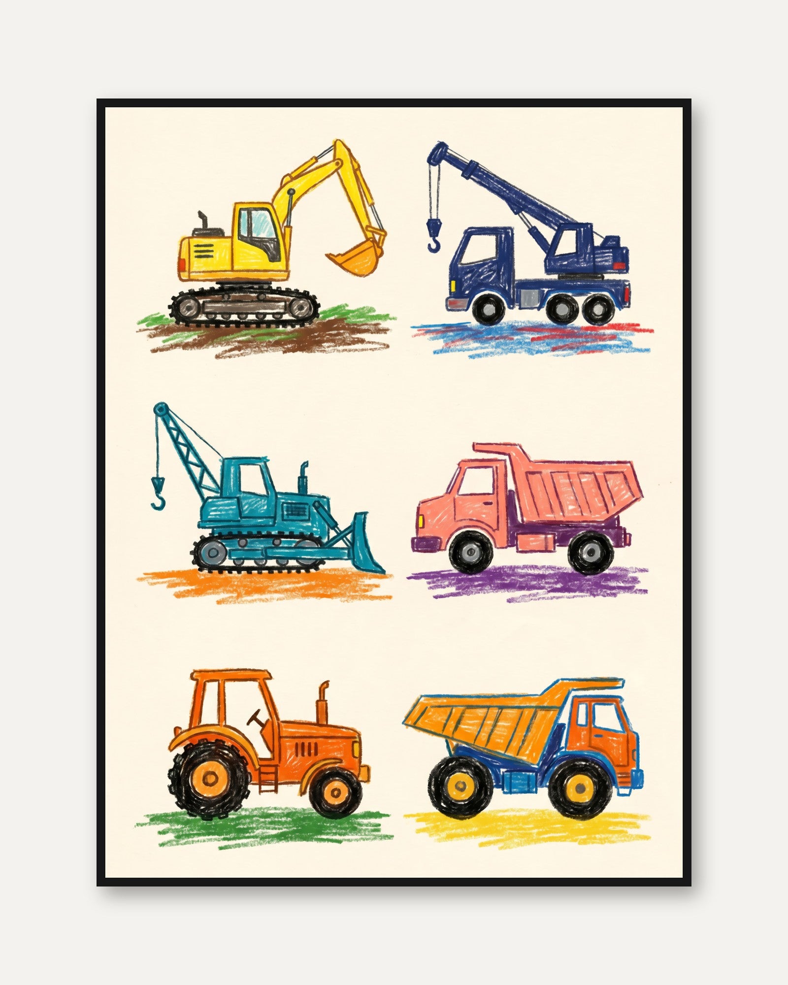 Kids Room Decor - framed