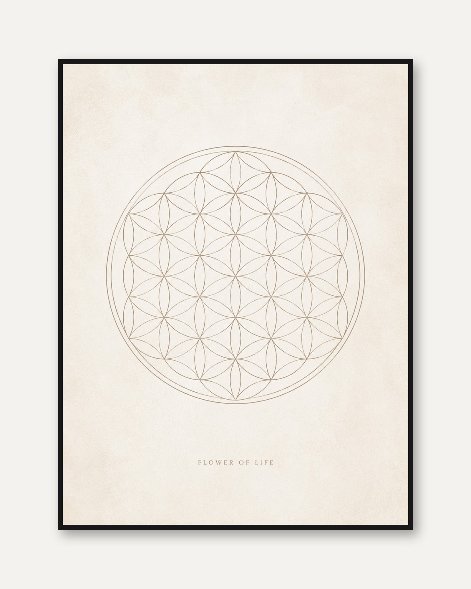 Flower of Life Wall Art - framed