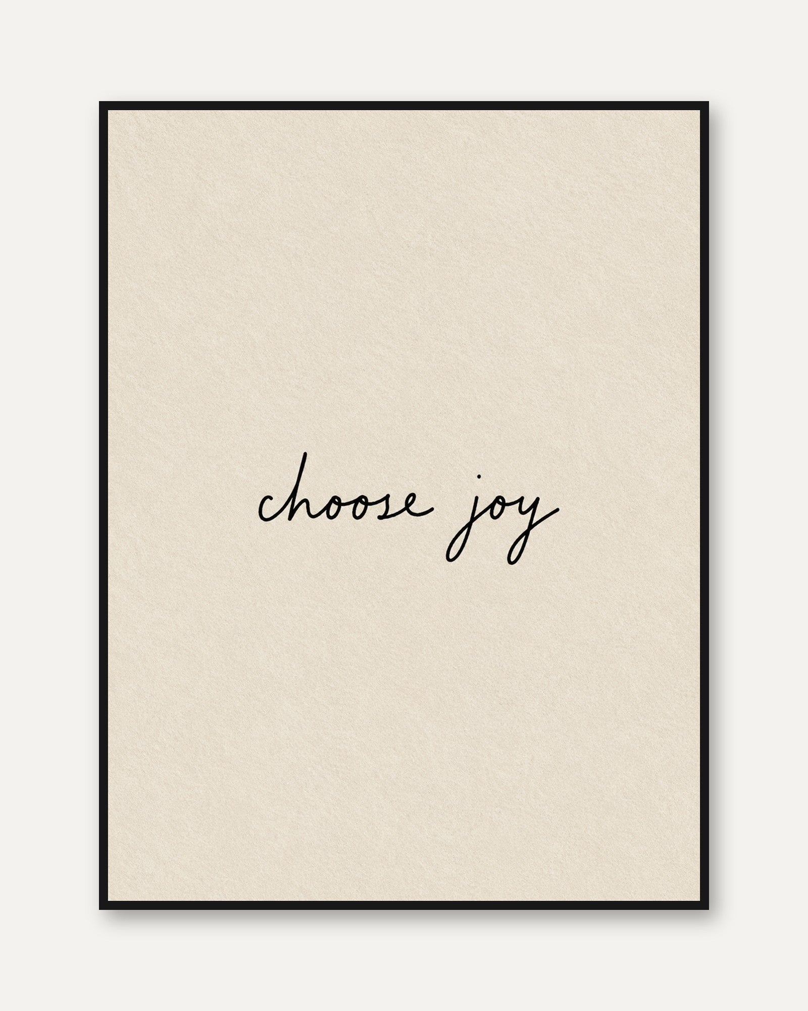 Choose Joy Motivational Print - framed