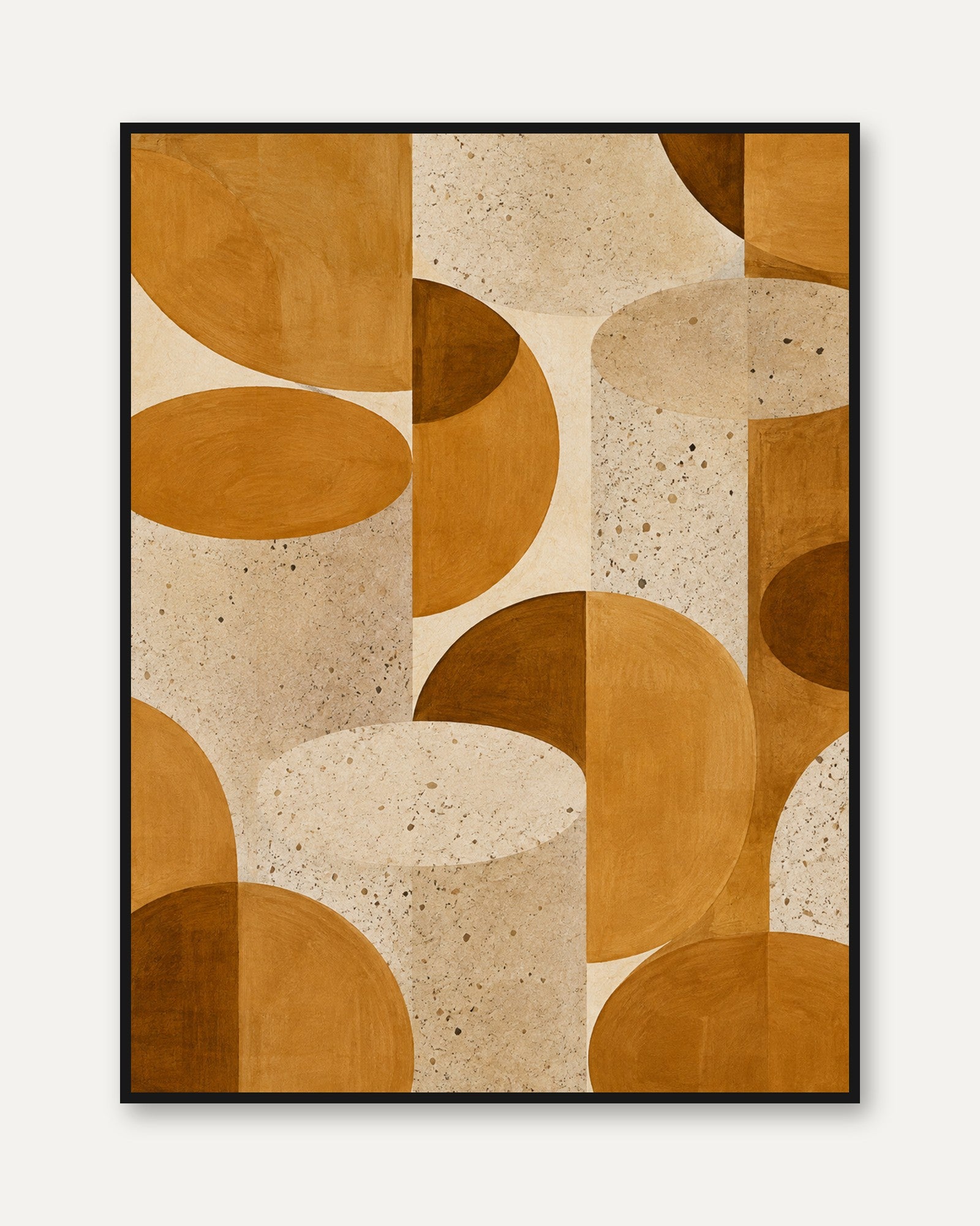 Abstract Geometric Print - framed