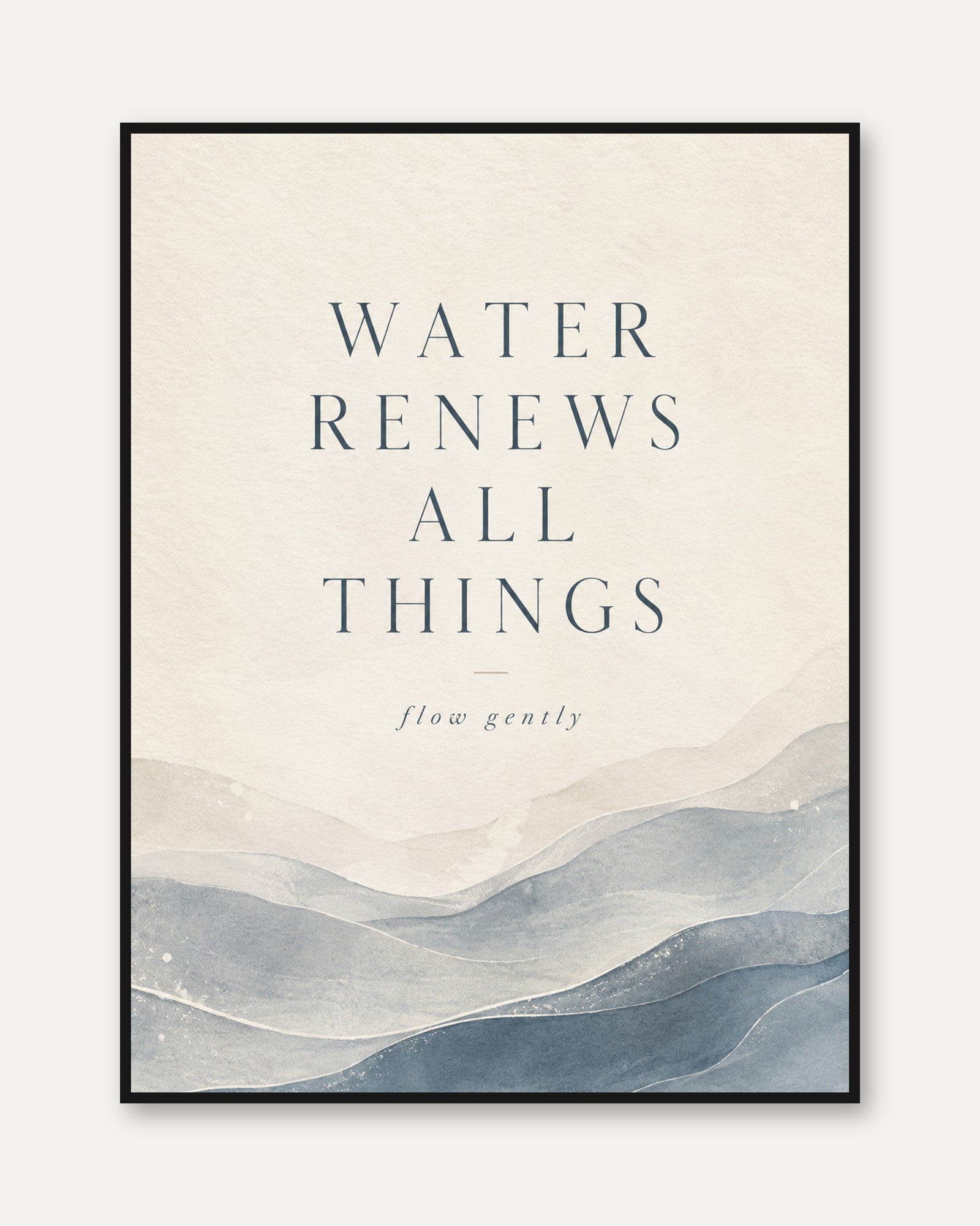 Bathroom Typography Print - framed
