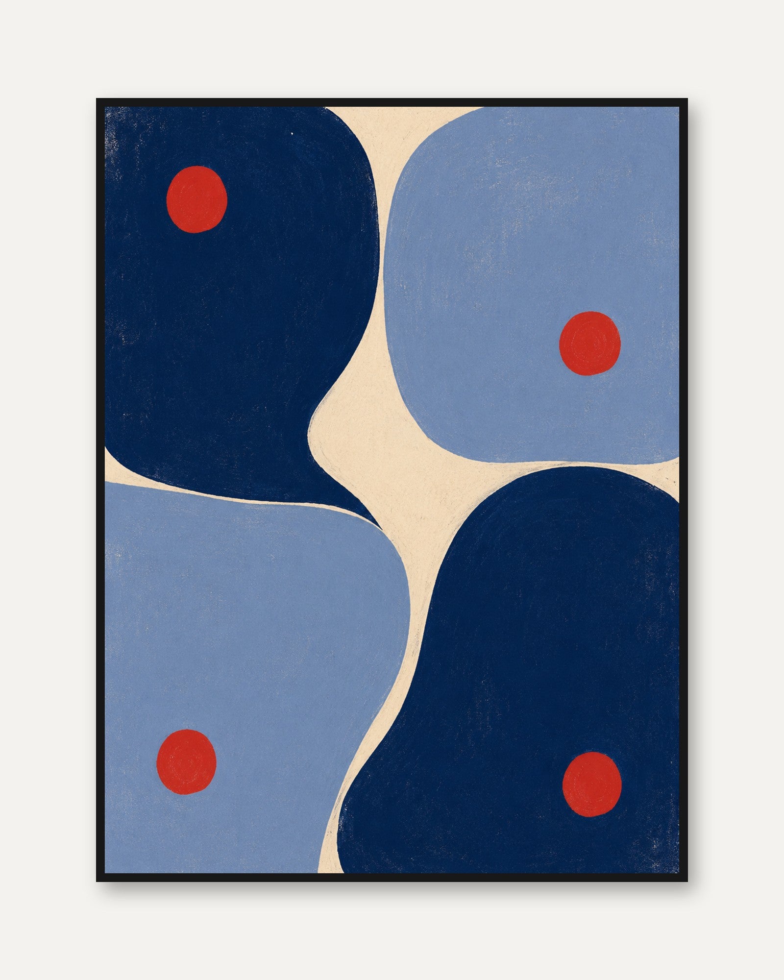 Mid Century Modern Wall Art - framed